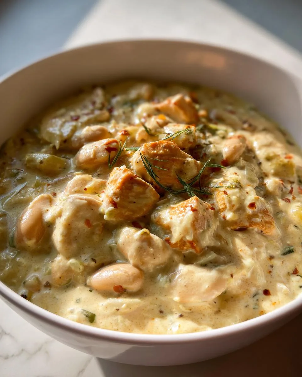 Sour Cream White Chicken Chili - detail 4