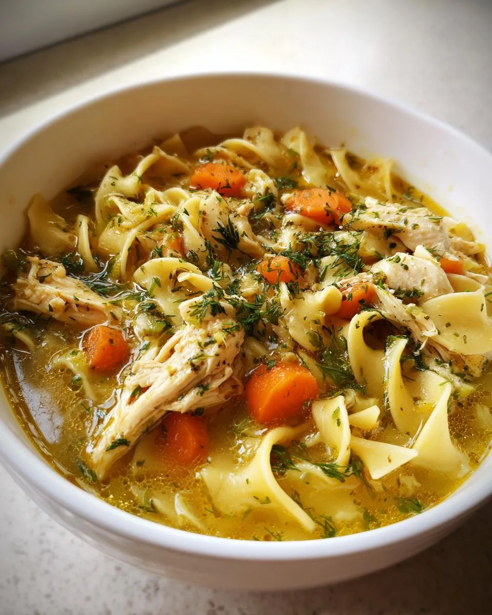 Stovetop Chicken Noodle Soup - detail 4