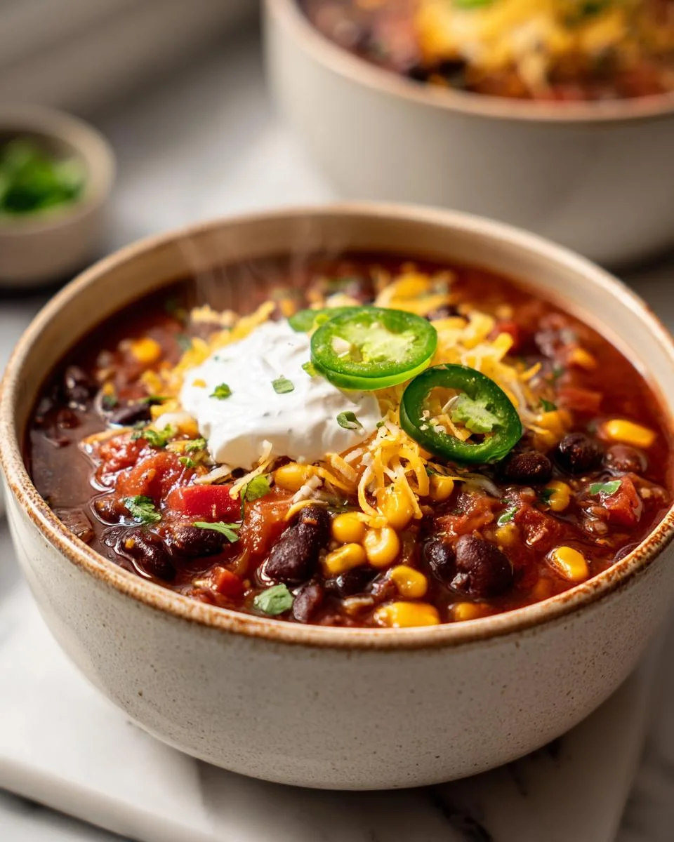 Taco Soup withou ground beef - detail 2