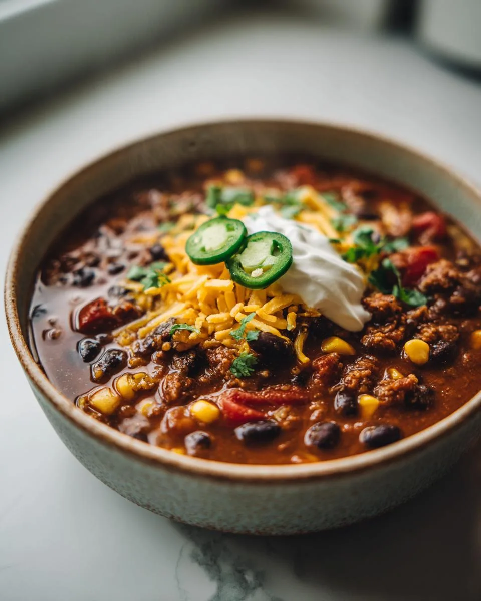 Taco Soup withou ground beef - detail 3