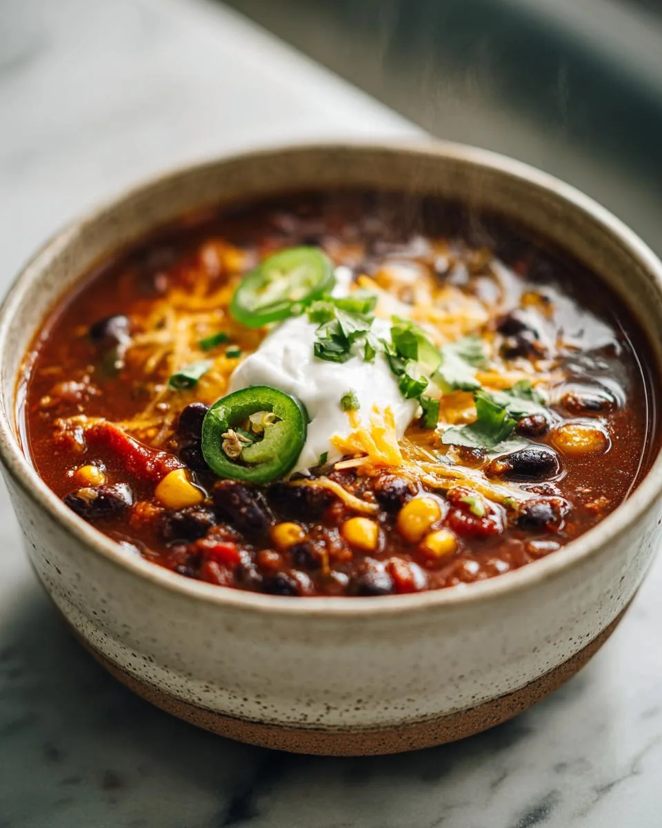 Taco Soup withou ground beef - detail 4