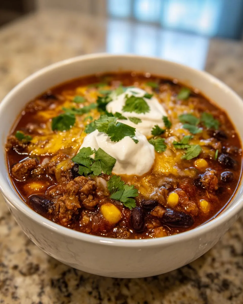 The Creamiest Taco Soup - detail 1