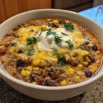 The Creamiest Taco Soup