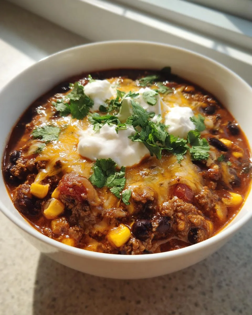The Creamiest Taco Soup - detail 2