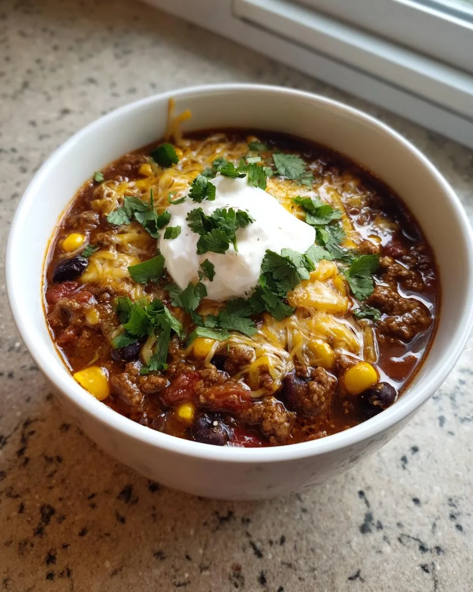 The Creamiest Taco Soup - detail 5
