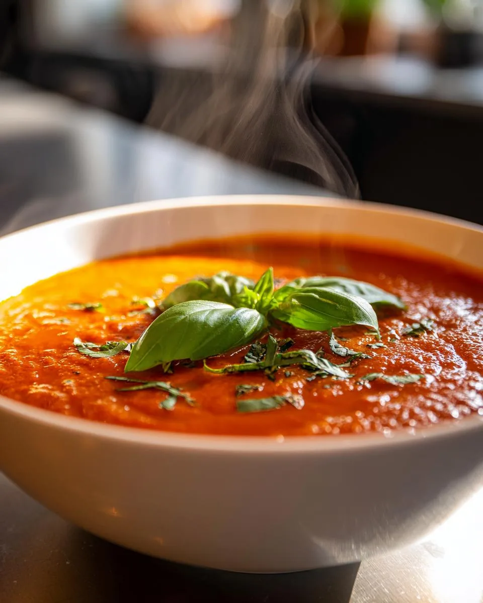 Tomato Soup With Fresh Tomatoes - detail 5