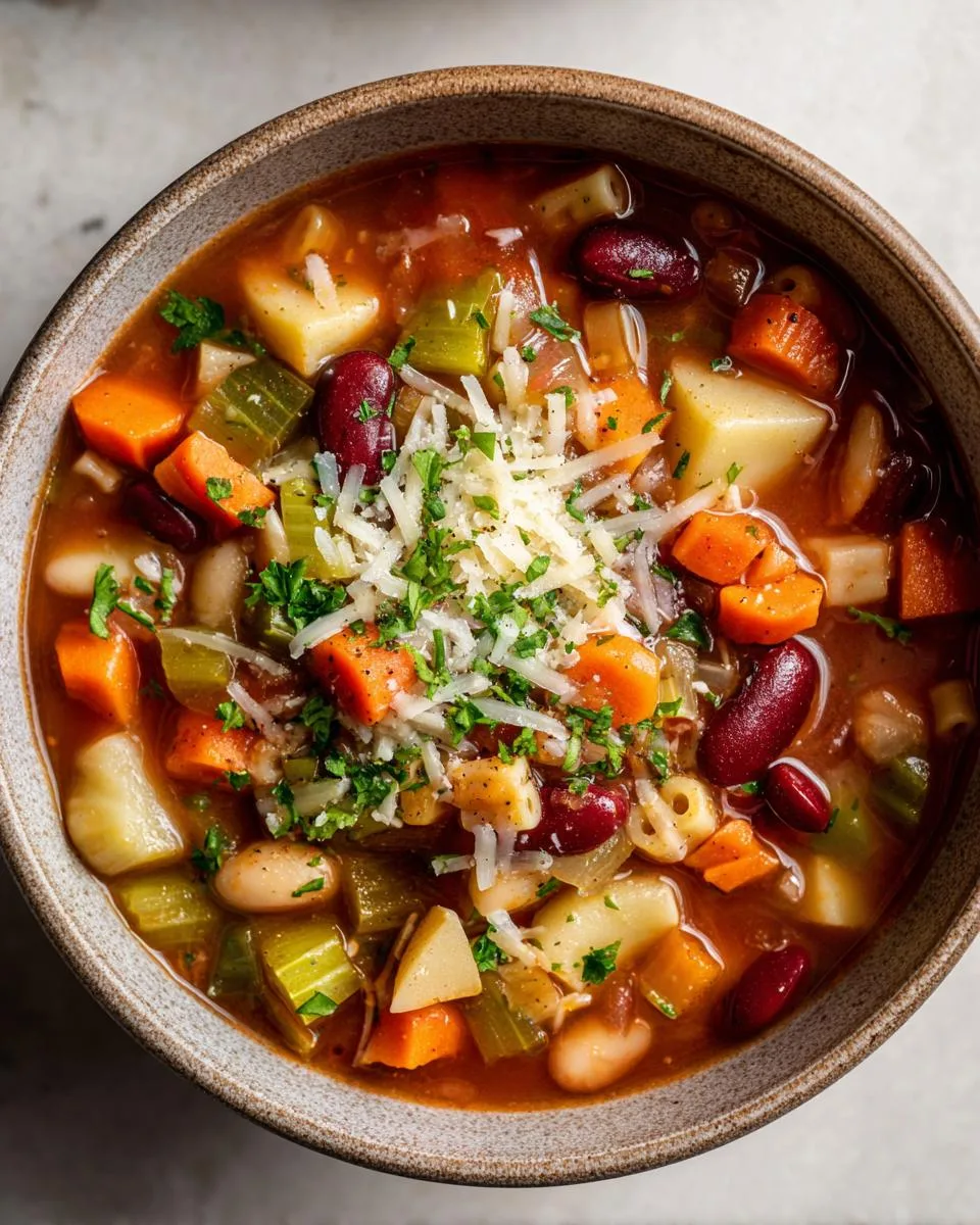 Traditional Italian Minestrone Soup - detail 4