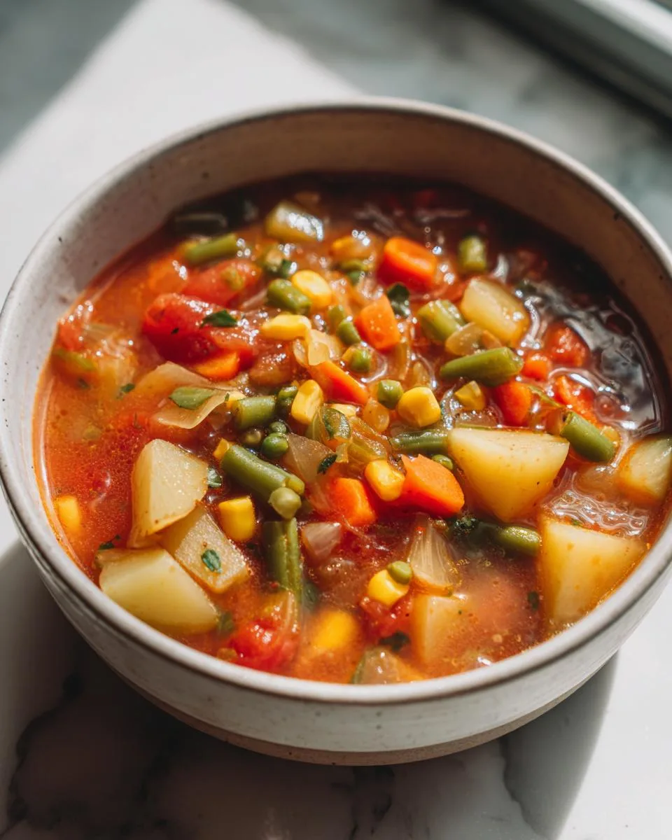 Vegan Vegetable Soup - detail 5