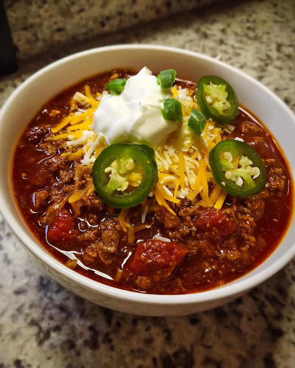 all-american beef chili recipe - detail 4