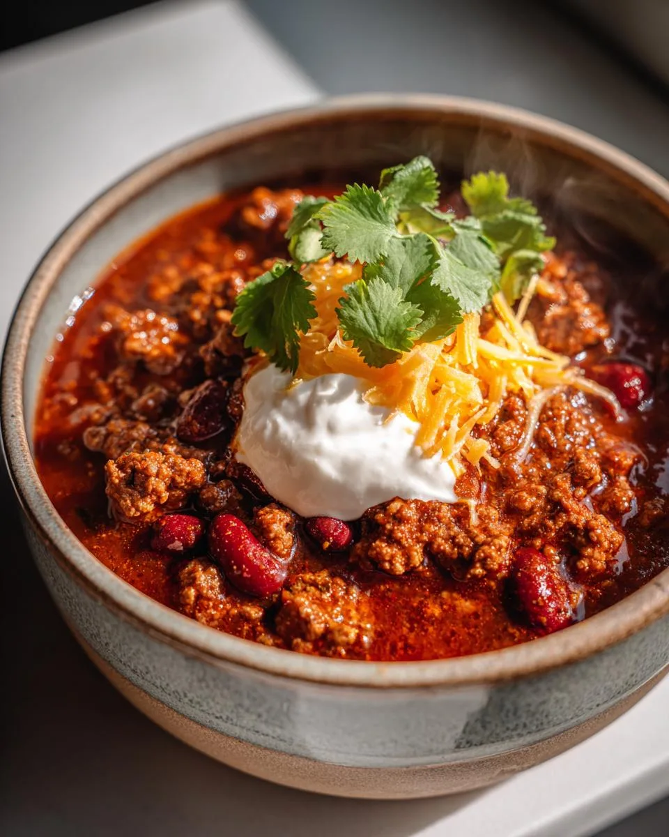 chili recipe with chili beans - detail 1