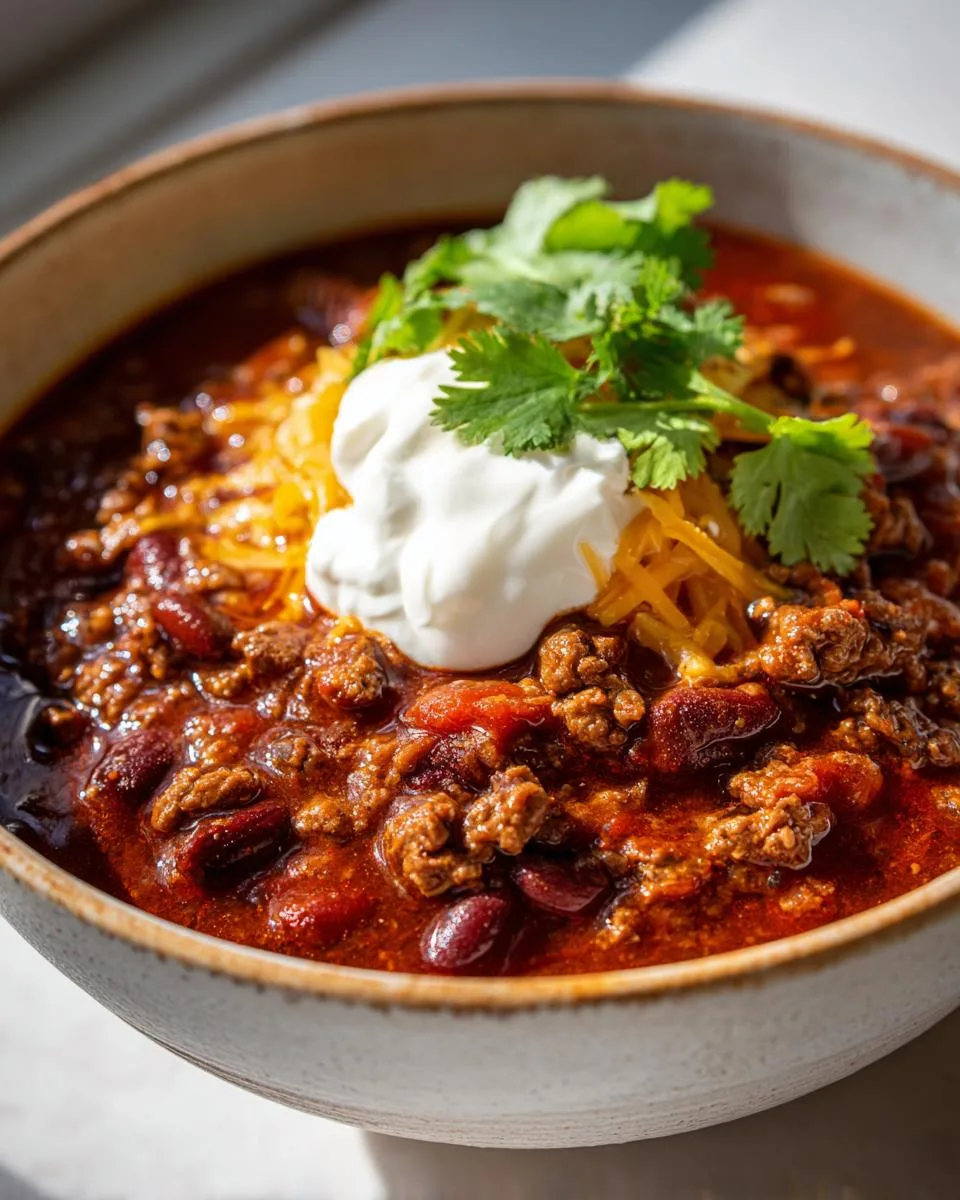 chili recipe with chili beans - detail 3