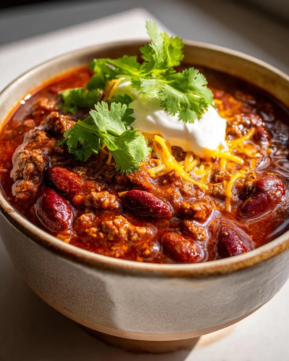 chili recipe with chili beans - detail 4