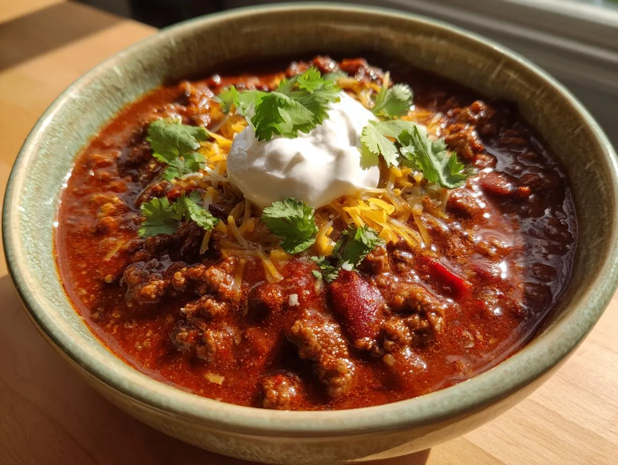 30-Minute Hearty Chili Recipe with Chili Beans That Wows