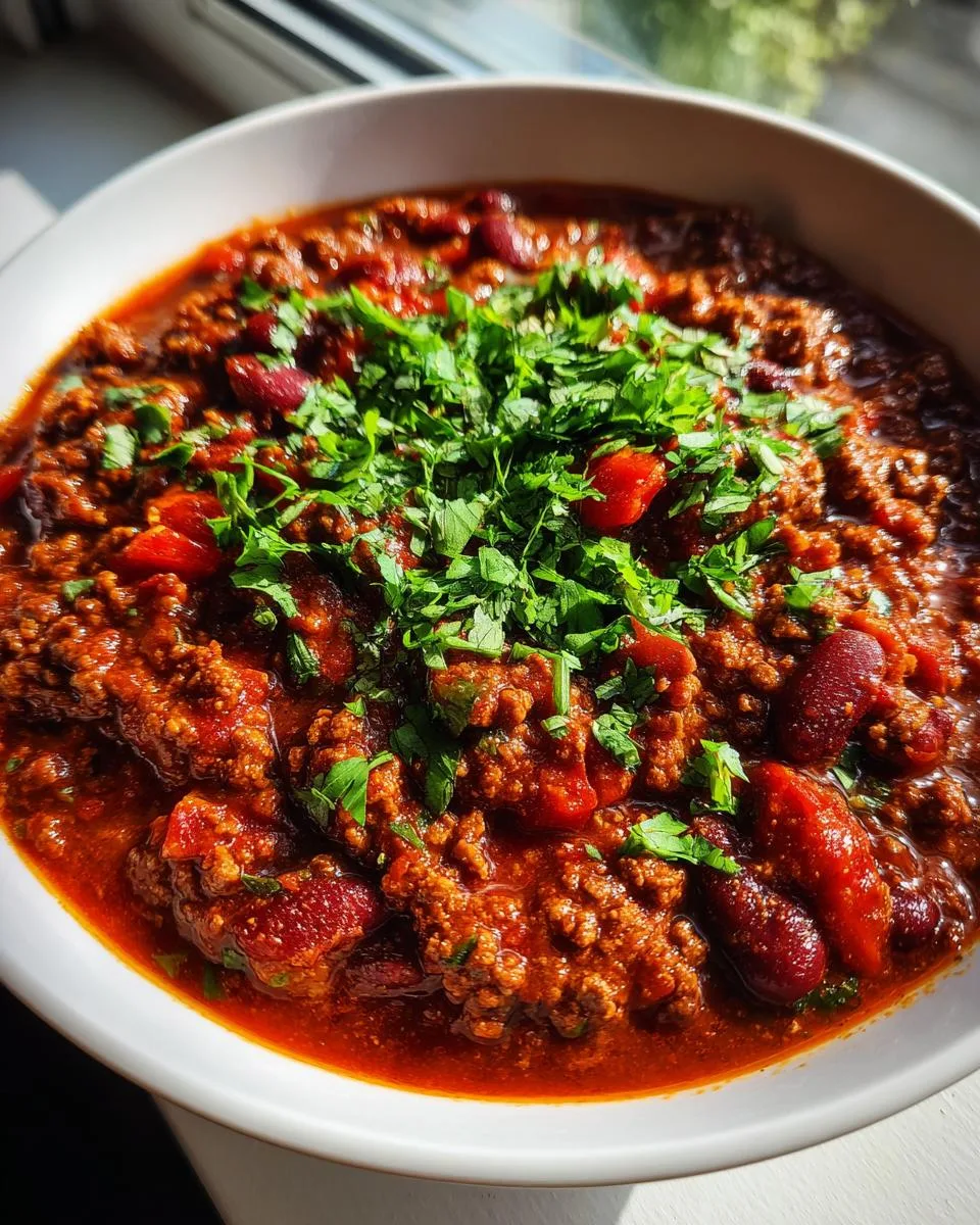 30 Minute Beef Chili - detail 1