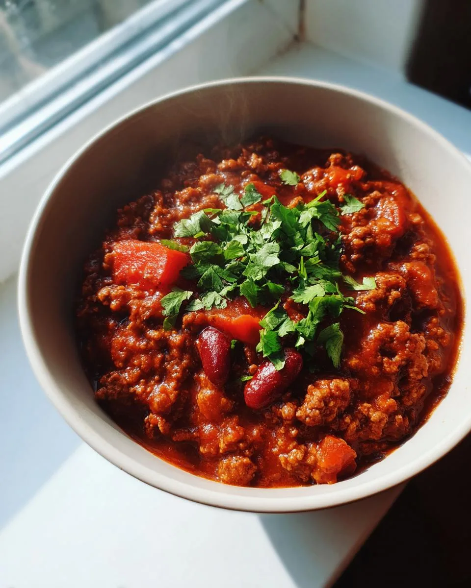 30 Minute Beef Chili - detail 2