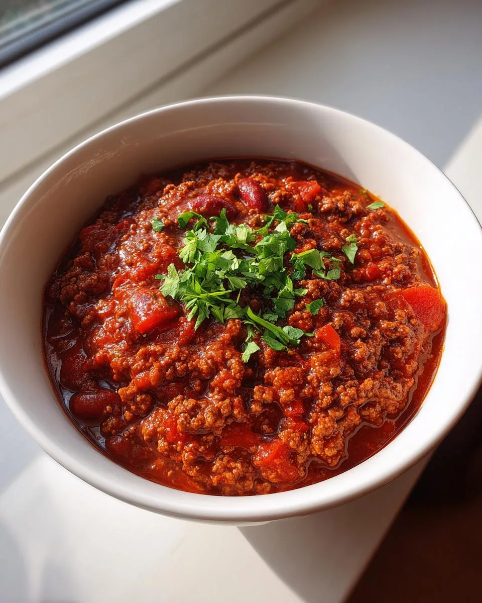 30 Minute Beef Chili - detail 5