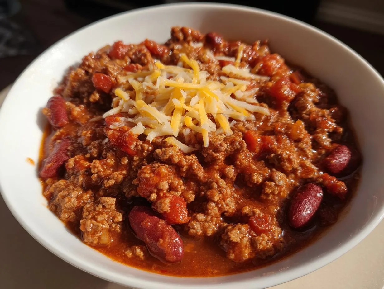 Irresistible 5 Ingredient Beef Chili in 30 Minutes
