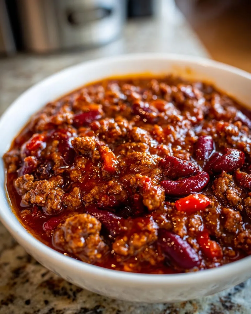 Bourbon Glazed Beef Chili - detail 3
