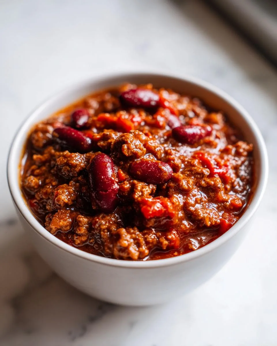 Bourbon Glazed Beef Chili - detail 5