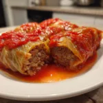 Cabbage Rolls With Rice