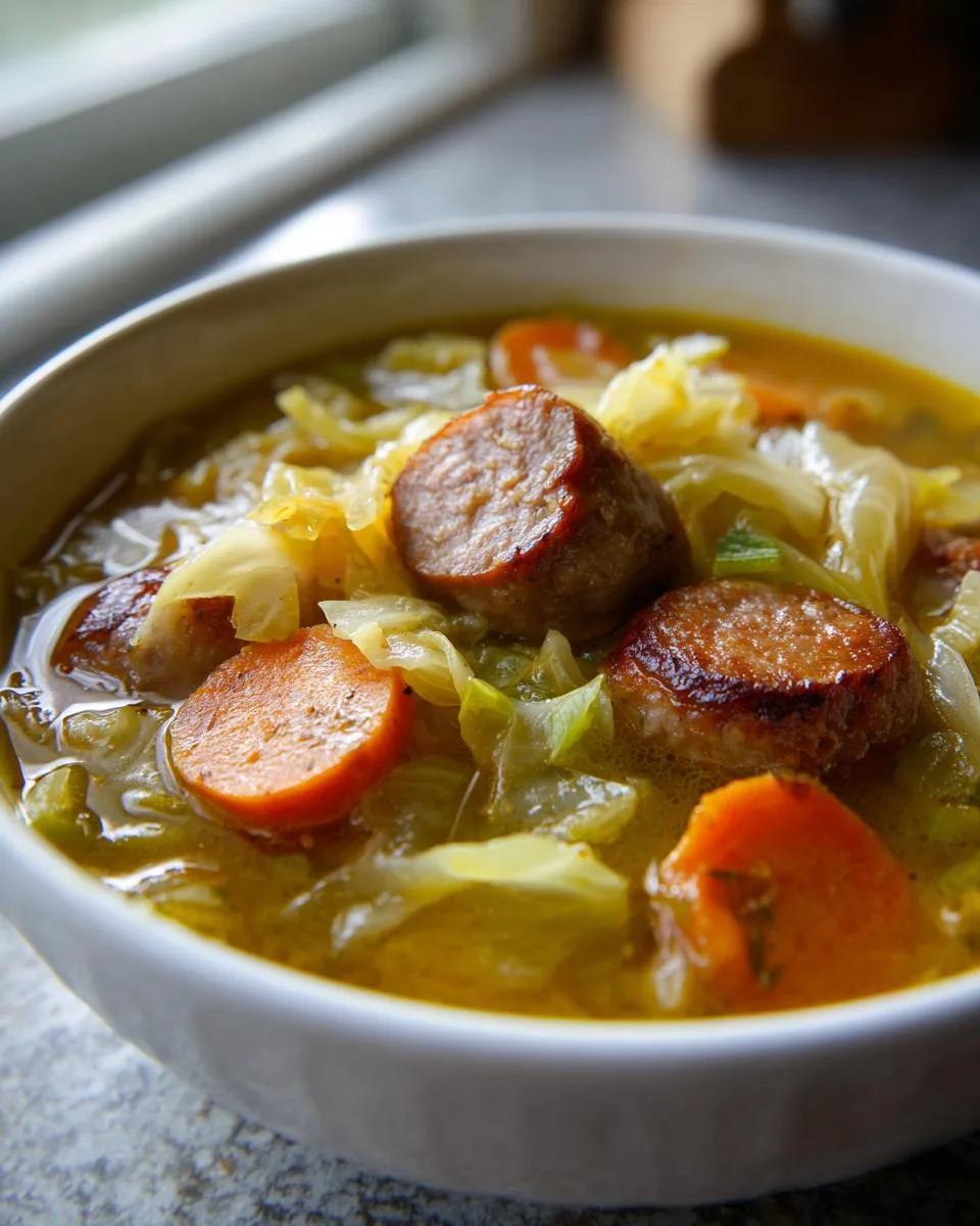 Cabbage Sausage Soup - detail 4