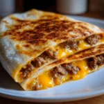 Cheesy Ground Beef Quesadillas