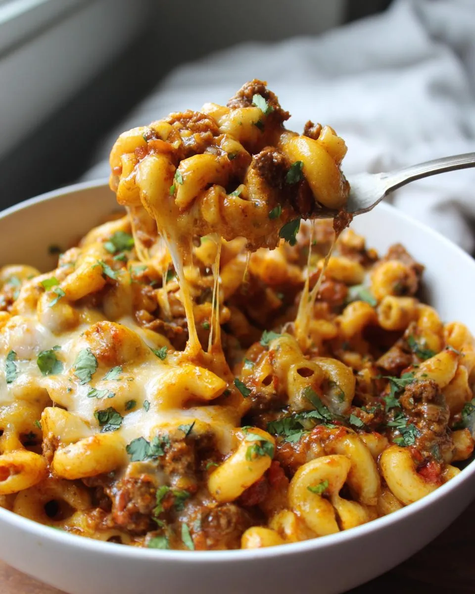 Cheesy Rotel Pasta Bake - detail 4