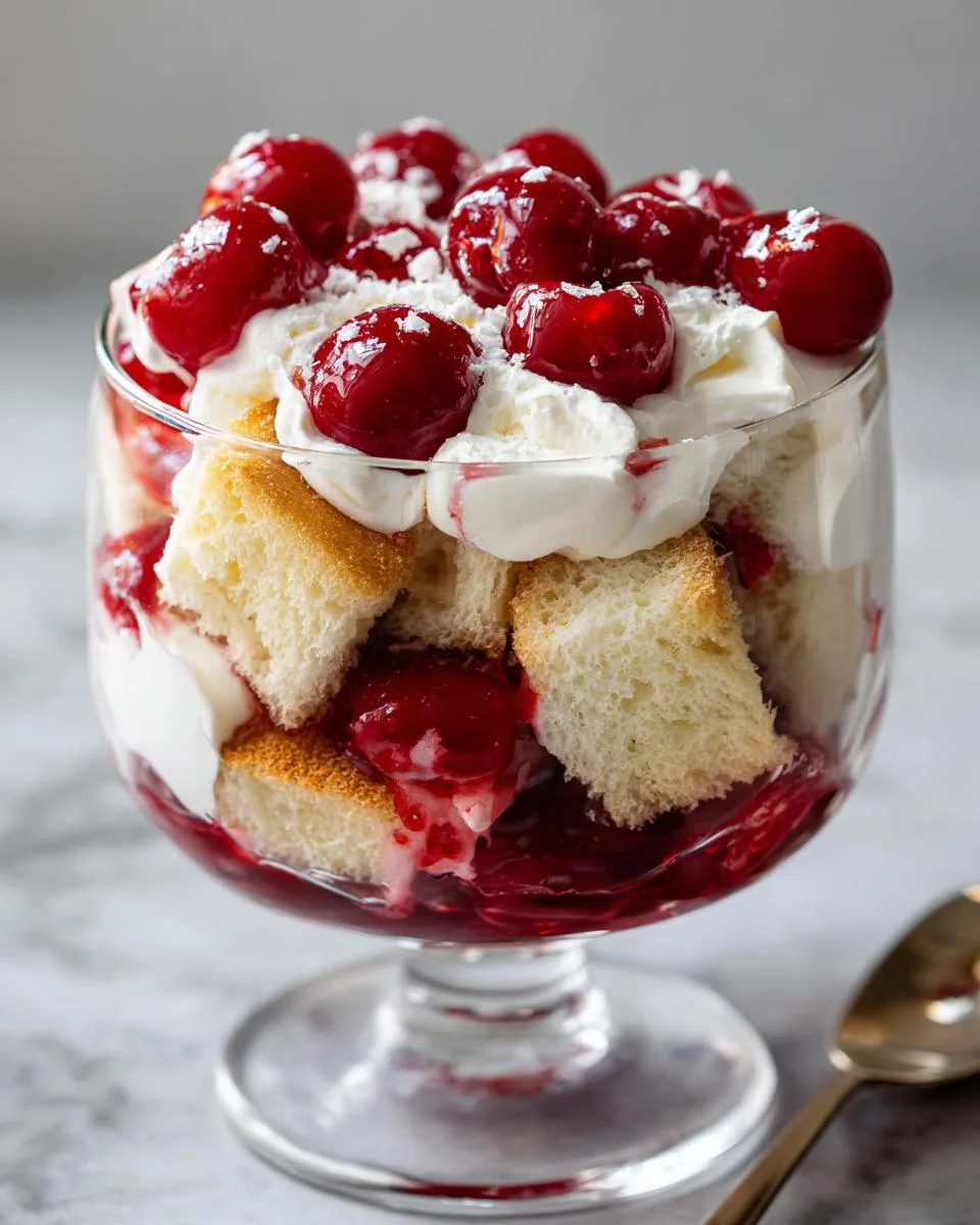 Cherries in the Snow Dessert - detail 5