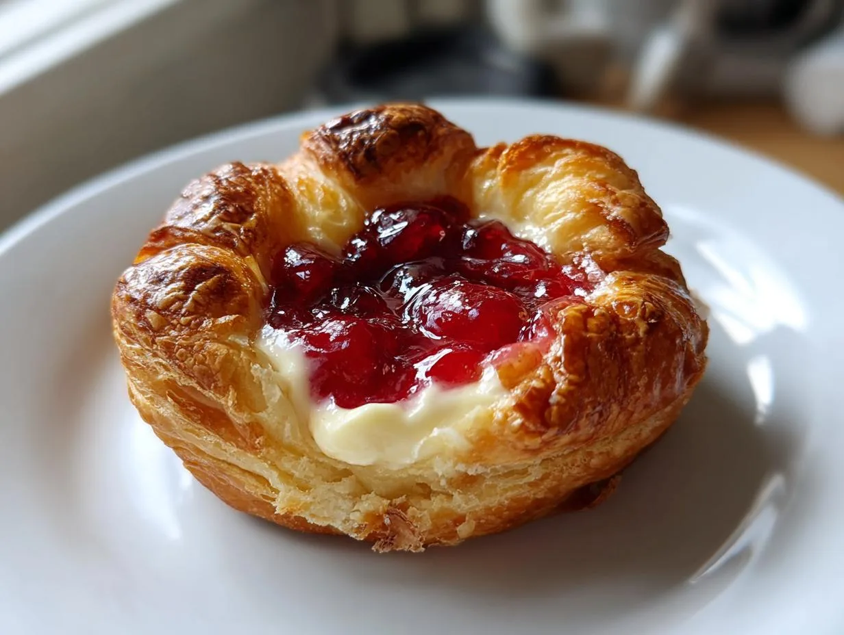 Irresistible 6-Ingredient Cherry Cream Cheese Danish Recipe