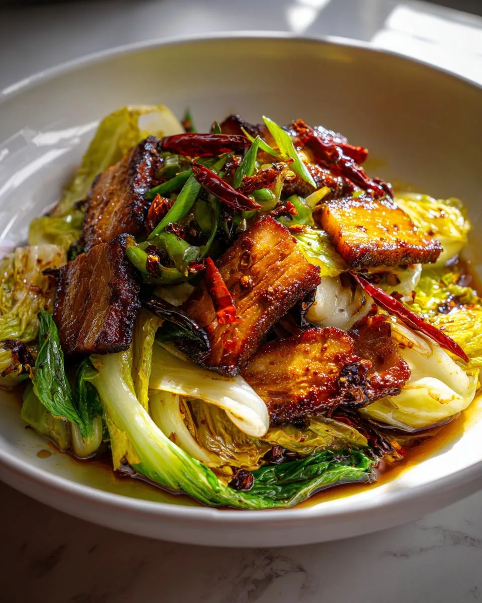 Chinese Cabbage Stir Fry - detail 2