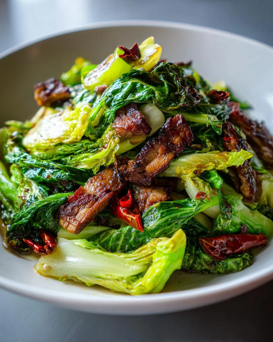 Chinese Cabbage Stir Fry - detail 5
