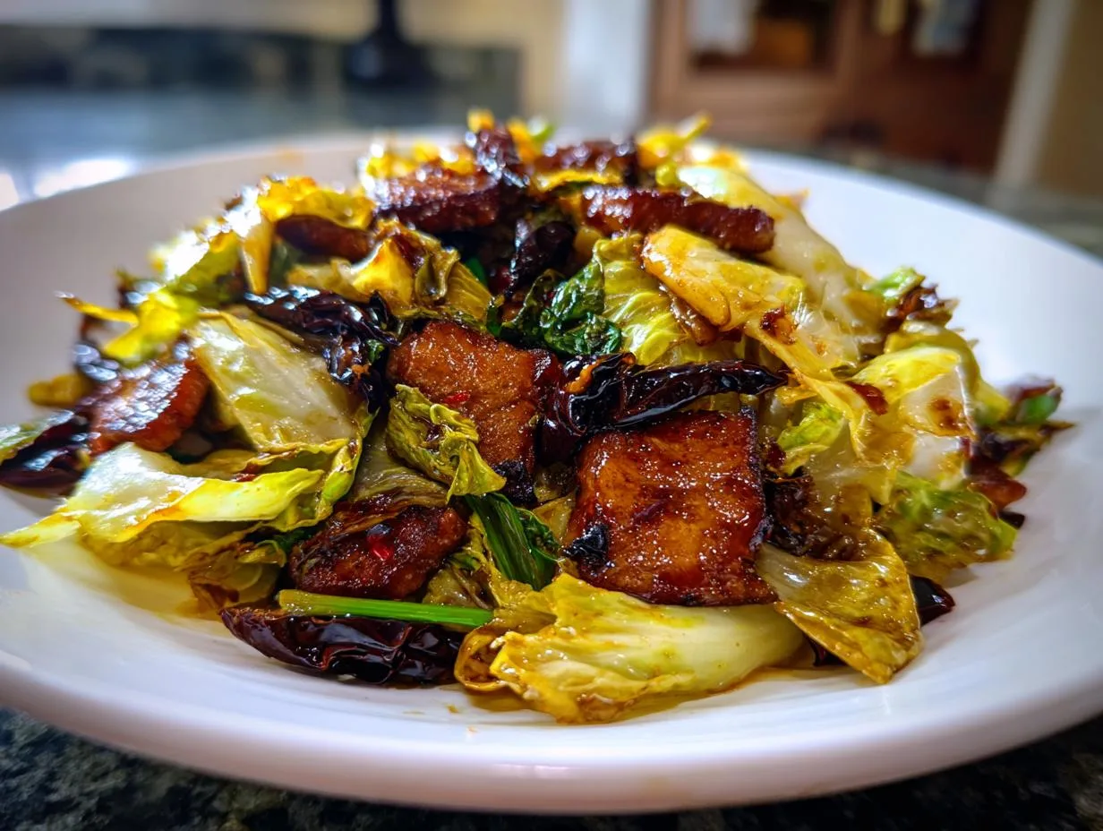 15-Minute Chinese Cabbage Stir Fry – Crispy, Spicy & Irresistible