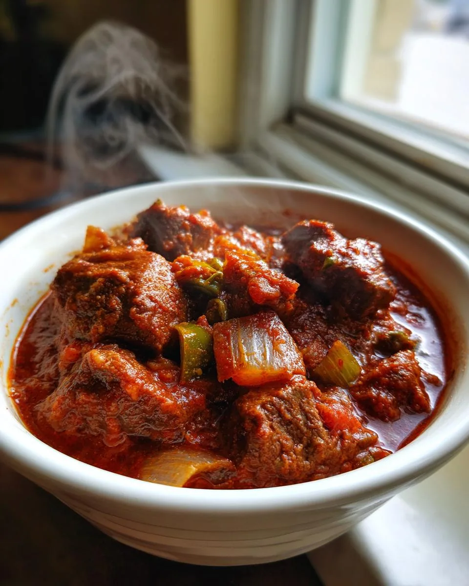 Chunky Steakhouse Beef Chili - detail 2