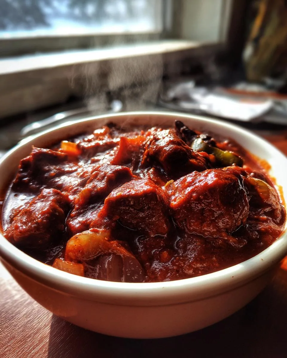 Chunky Steakhouse Beef Chili - detail 5