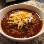 Cincinnati Spiced Beef Chili