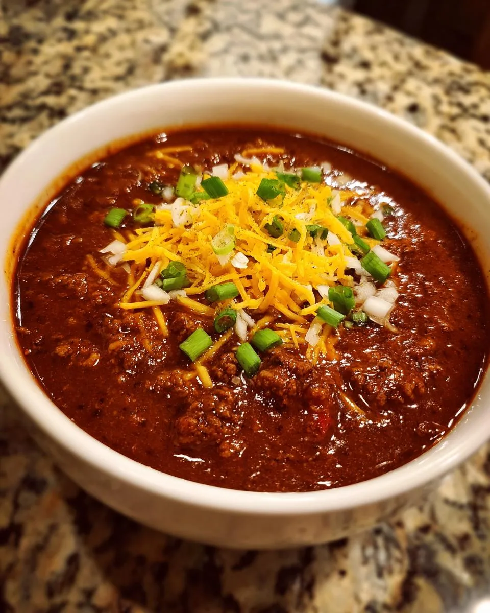 Cincinnati Spiced Beef Chili - detail 2