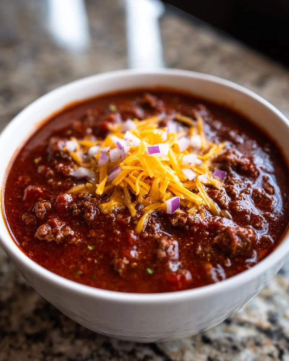 Cincinnati Spiced Beef Chili - detail 4