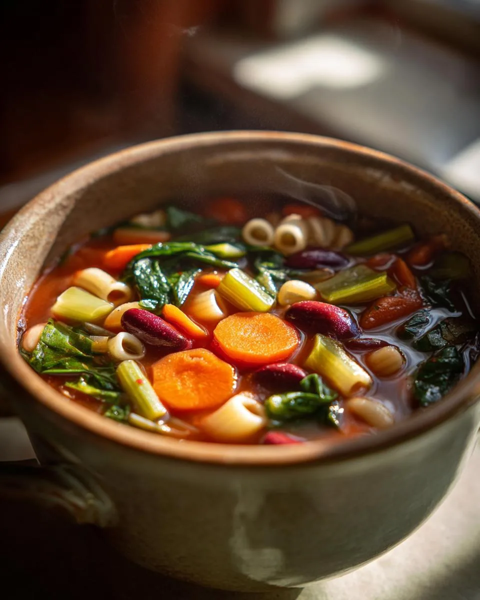 Classic Minestrone Soup - detail 3