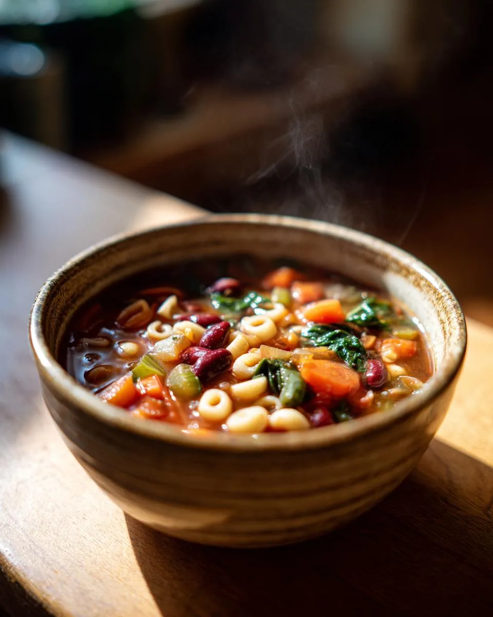 Classic Minestrone Soup - detail 4