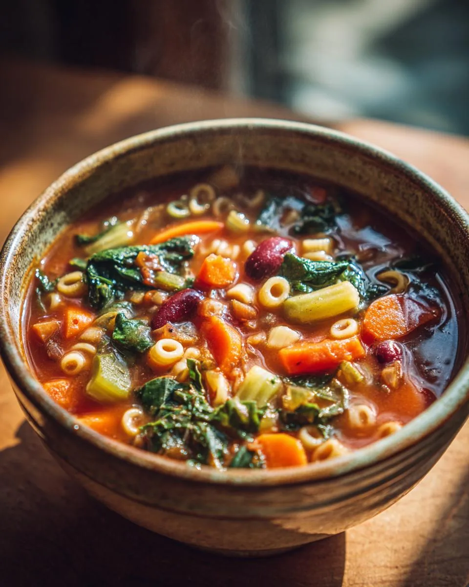 Classic Minestrone Soup - detail 5