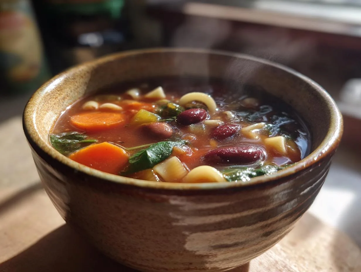 Heartwarming Classic Minestrone Soup Recipe in 40 Minutes