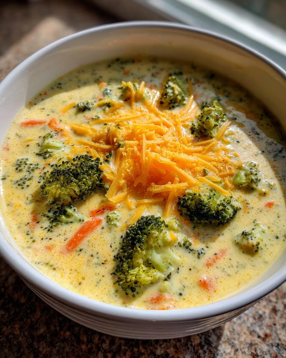 Copycat Panera Broccoli Cheddar soup - detail 1