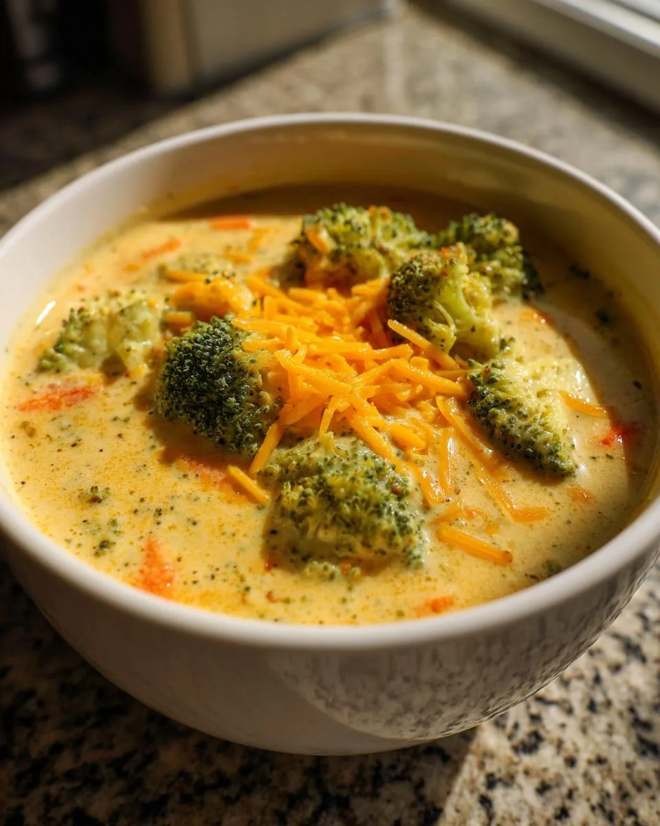 Copycat Panera Broccoli Cheddar soup - detail 2
