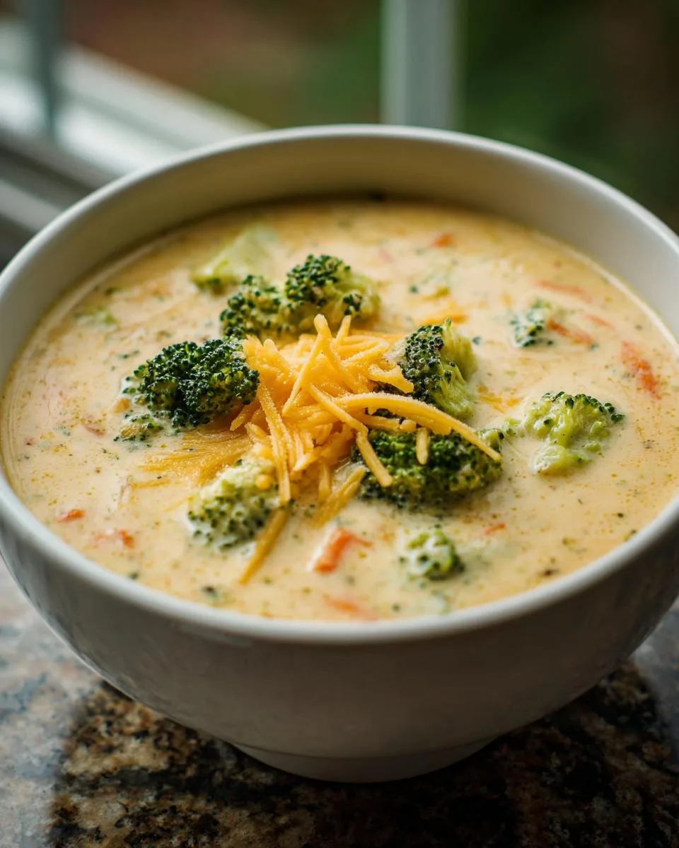Copycat Panera Broccoli Cheddar soup - detail 4