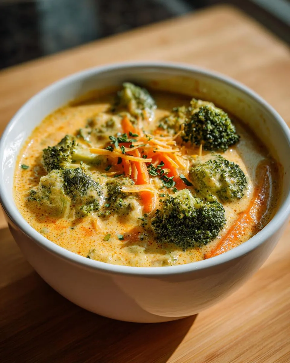 Copycat Panera Broccoli Cheddar soup - detail 5