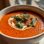 Creamy Roasted Garlic Tomato soup