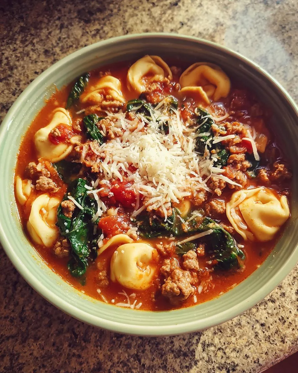 Creamy Sausage Tortellini Soup - detail 5