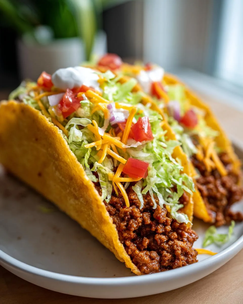 Crispy Ground Beef Tacos - detail 2