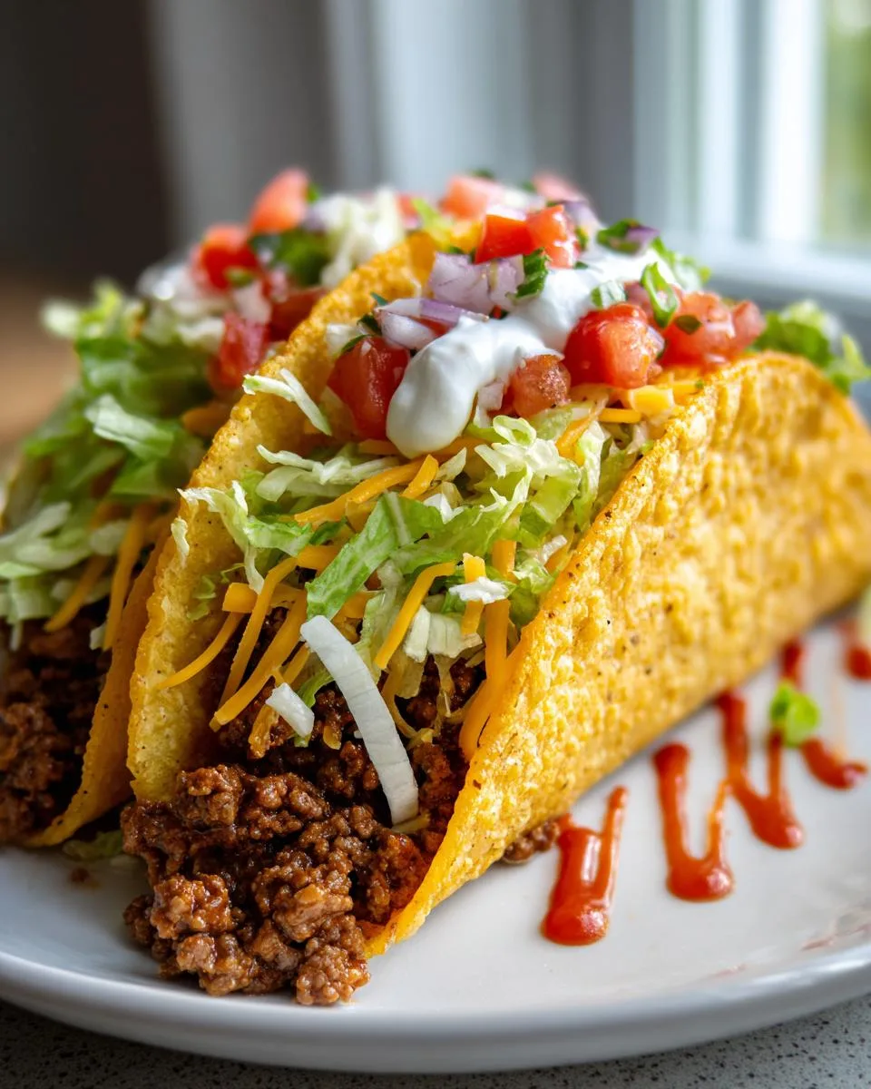 Crispy Ground Beef Tacos - detail 3