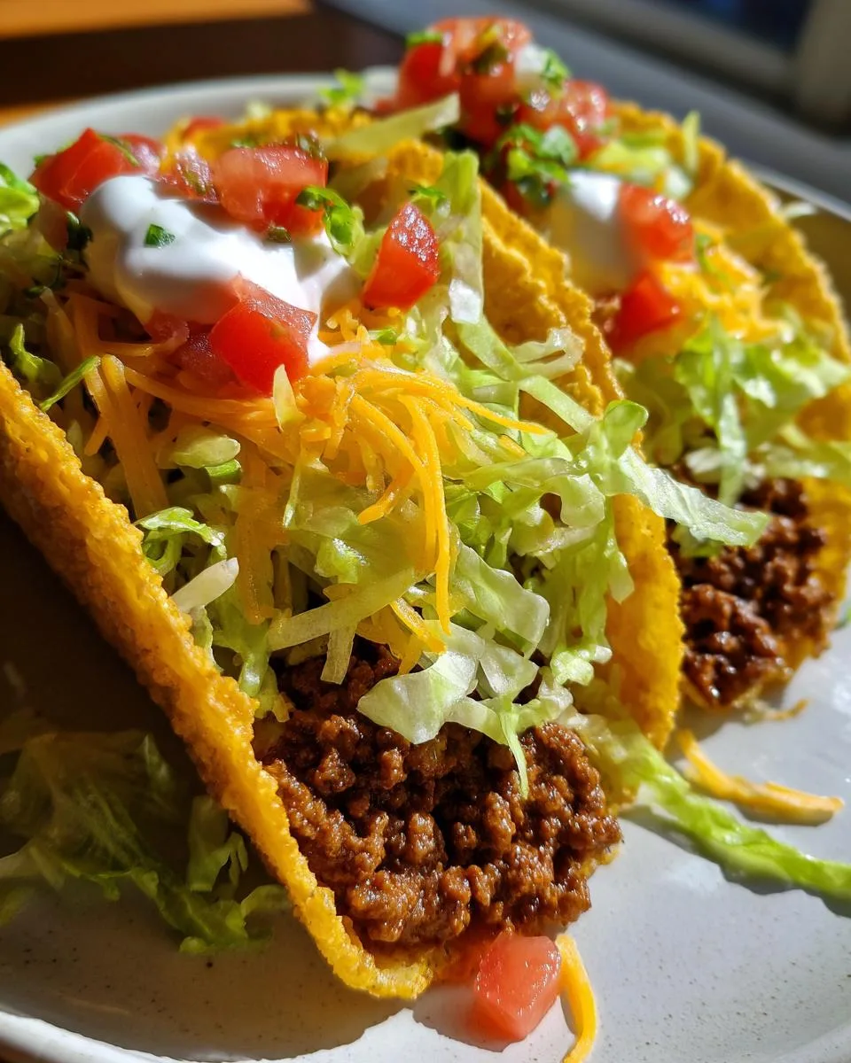Crispy Ground Beef Tacos - detail 4